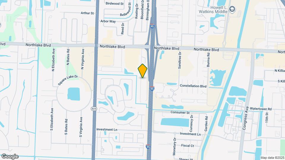 8500 Sunset Dr Map and Location Details