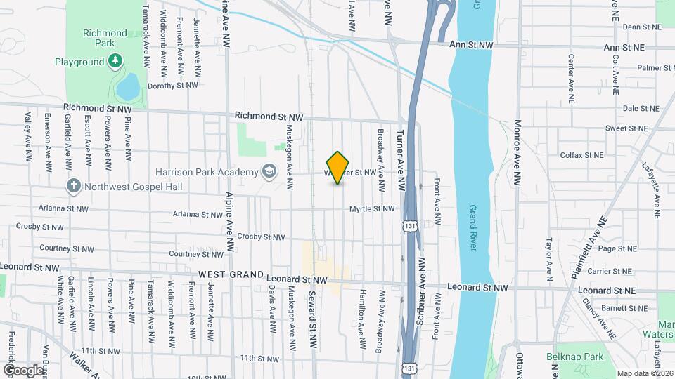 1429 Quarry Ave NW, Unit 1 Map and Location Details