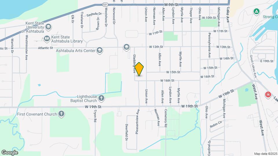 2529 W 16th St Mapa y Detalles de la Ubicación