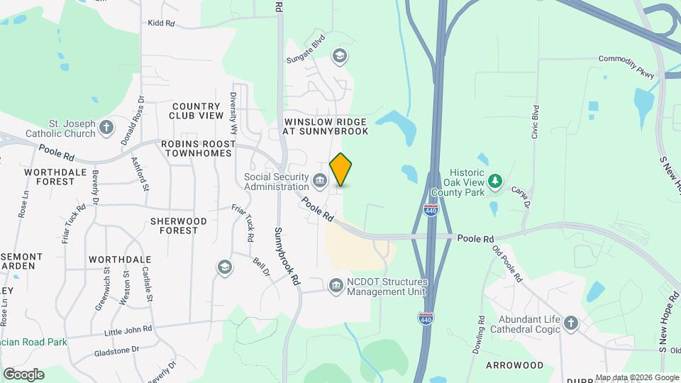 845 Oak Center Dr Map and Location Details