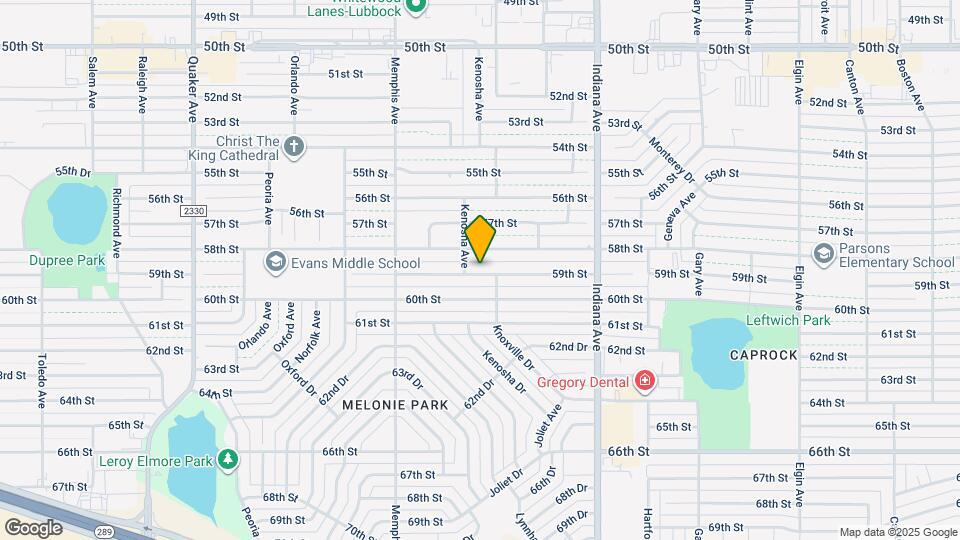 3608 59th St Map and Location Details