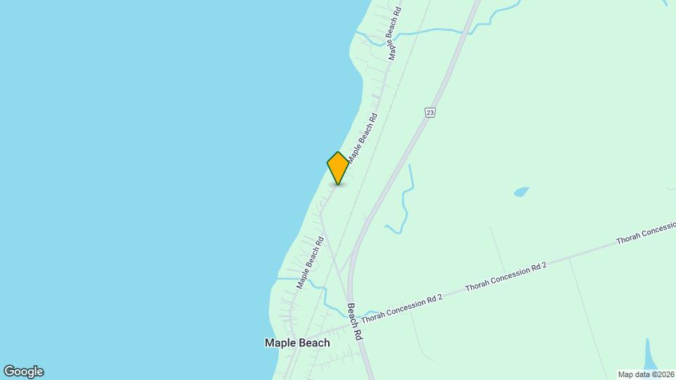 25425B Maple Beach Rd Map and Location Details