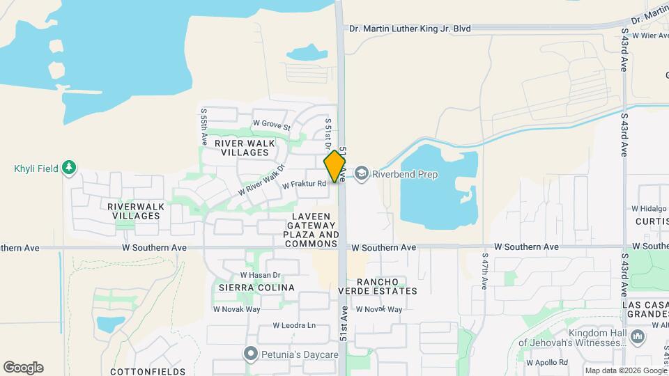 5605 S 51st Dr Map and Location Details