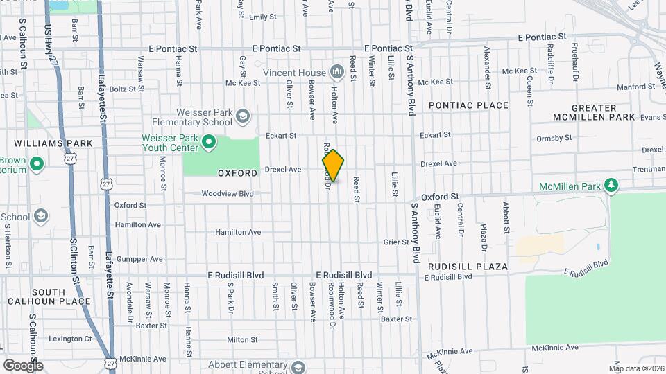 3329 Robinwood Dr Map and Location Details