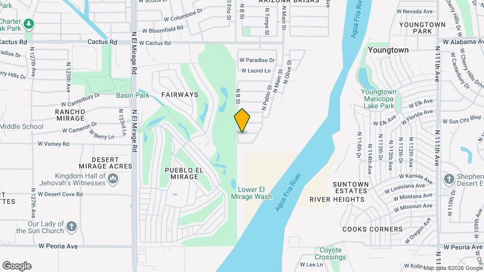 11845 W Lupine Ave Mapa y Detalles de la Ubicación