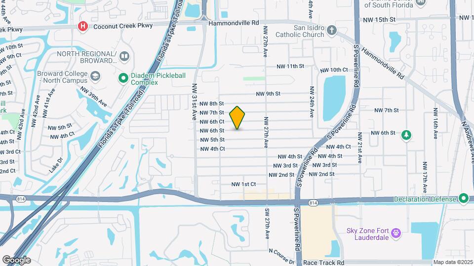 2814 NW 6th St Map and Location Details