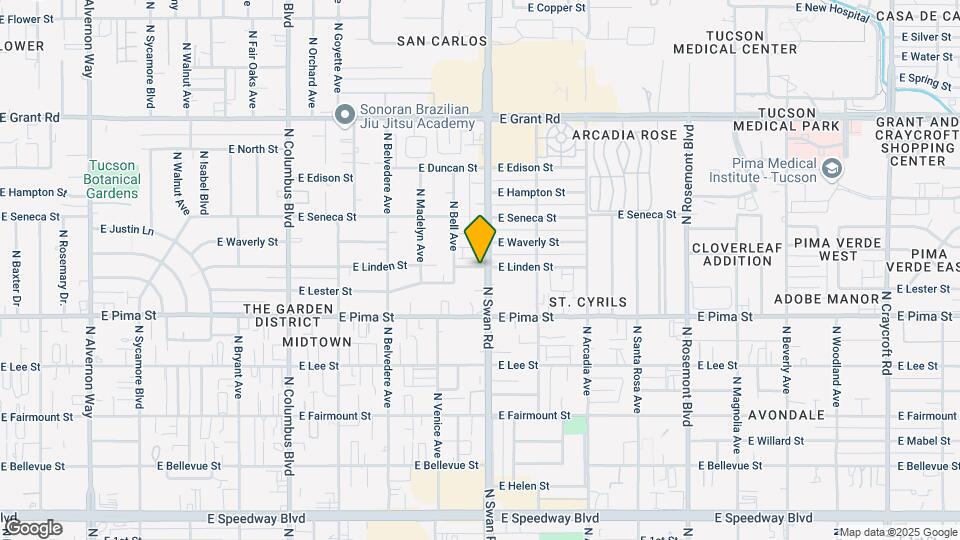 4668 E Linden St Mapa y Detalles de la Ubicación