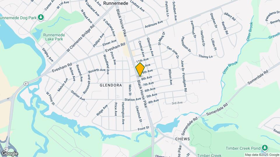 800 N Black Horse Pike Mapa y Detalles de la Ubicación