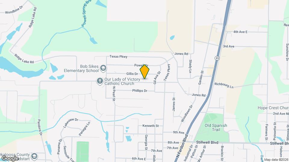 309 Adams Dr Map and Location Details