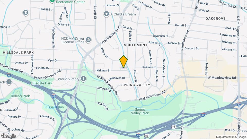 1104 Kirkman St Map and Location Details