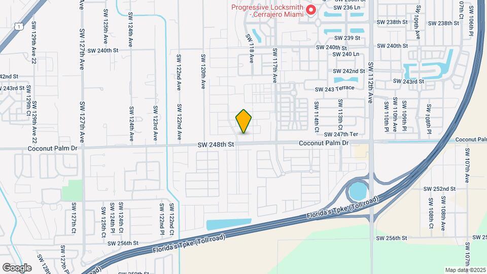 11848 SW 247th Ter Mapa y Detalles de la Ubicación