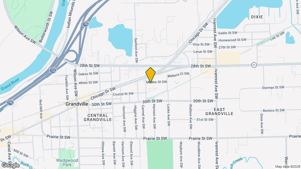 3580 Marine St SW Map and Location Details