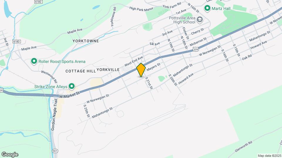 2119 W Norwegian St Map and Location Details