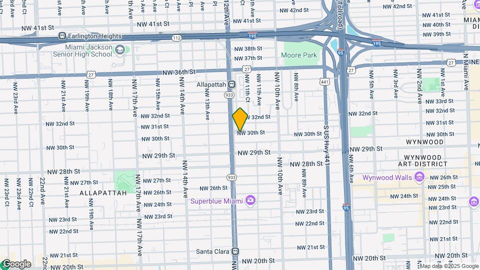 1168 NW 30th St Map and Location Details