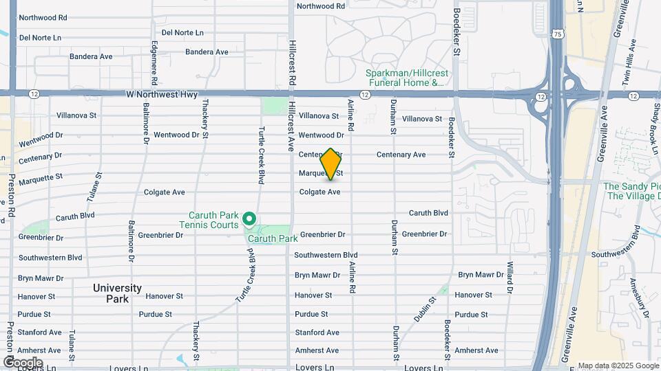 3220 Colgate Ave Map and Location Details