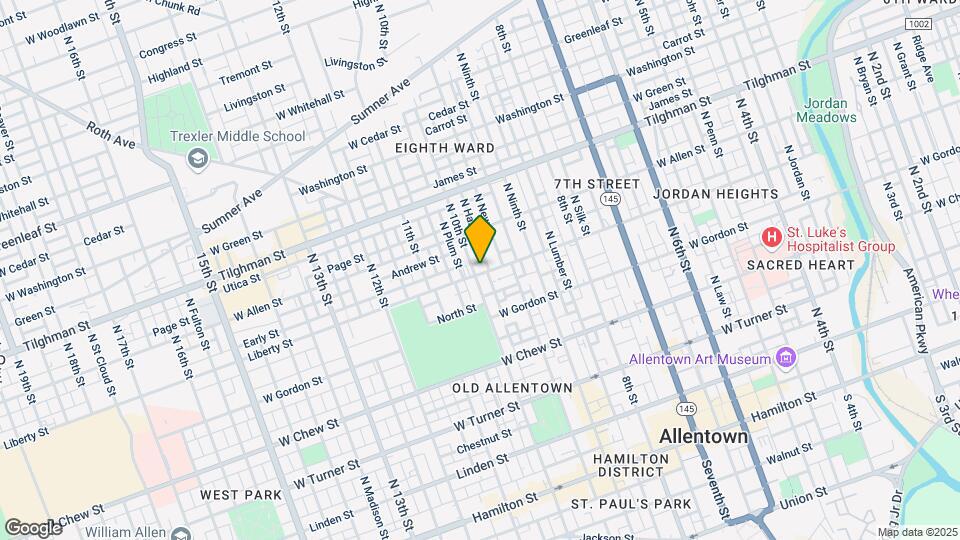 503 N 10th St-Unit -2 Map and Location Details
