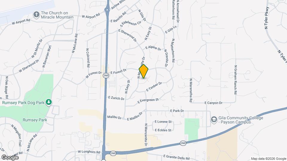 608 N Luzern Cir Map and Location Details