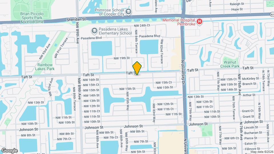 8461 NW 16th St Map and Location Details