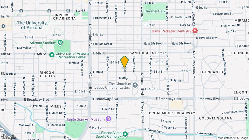 2245 E 8th St Mapa y Detalles de la Ubicación