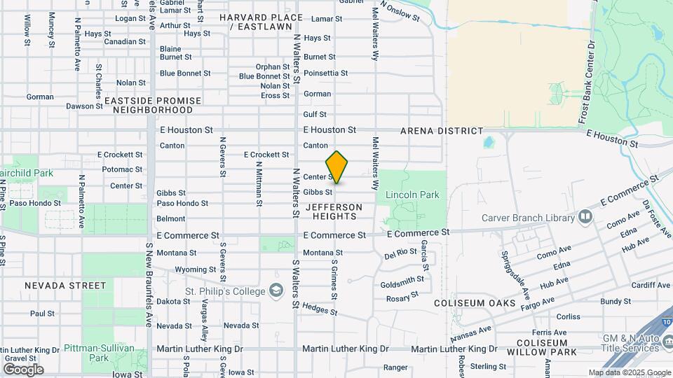1503 Gibbs St Map and Location Details