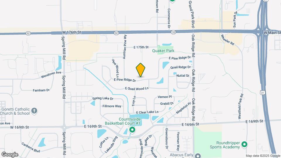 266 E Pine Ridge Dr Map and Location Details