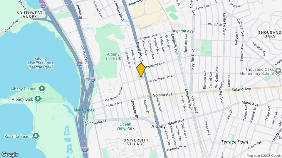 1023 Washington Ave, Unit 1 Map and Location Details