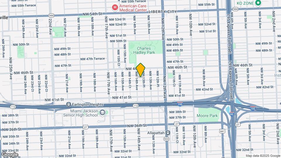 1369 NW 44th St Map and Location Details