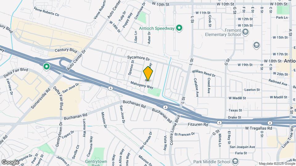 2321 Banyan Way Map and Location Details