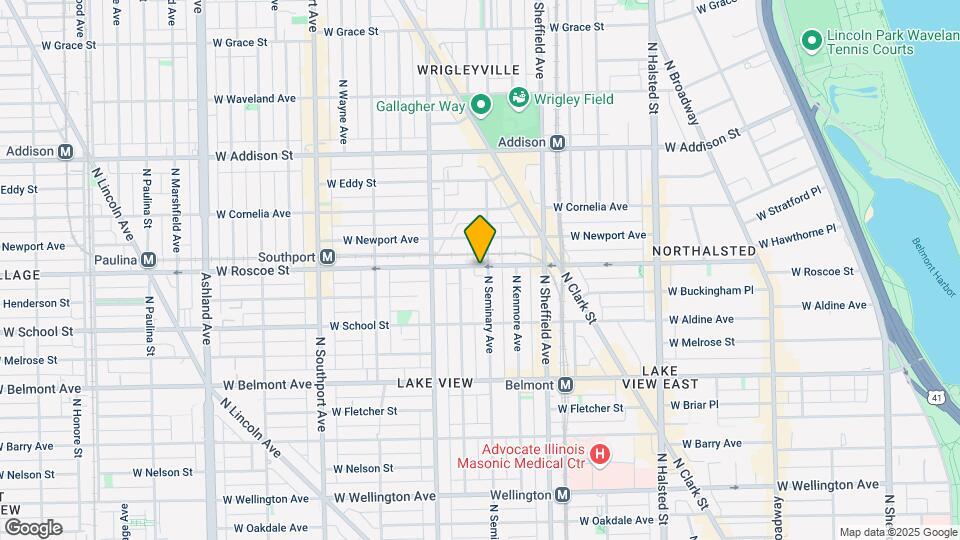 3358 N Seminary Ave Map and Location Details