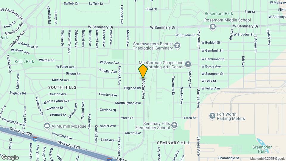 4722 McCart Ave Map and Location Details