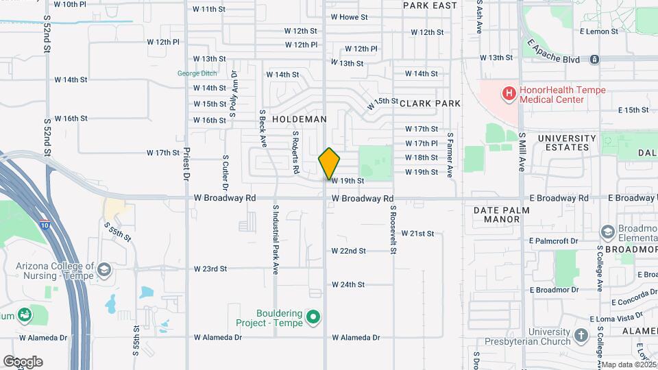 825 W 19th St Map and Location Details