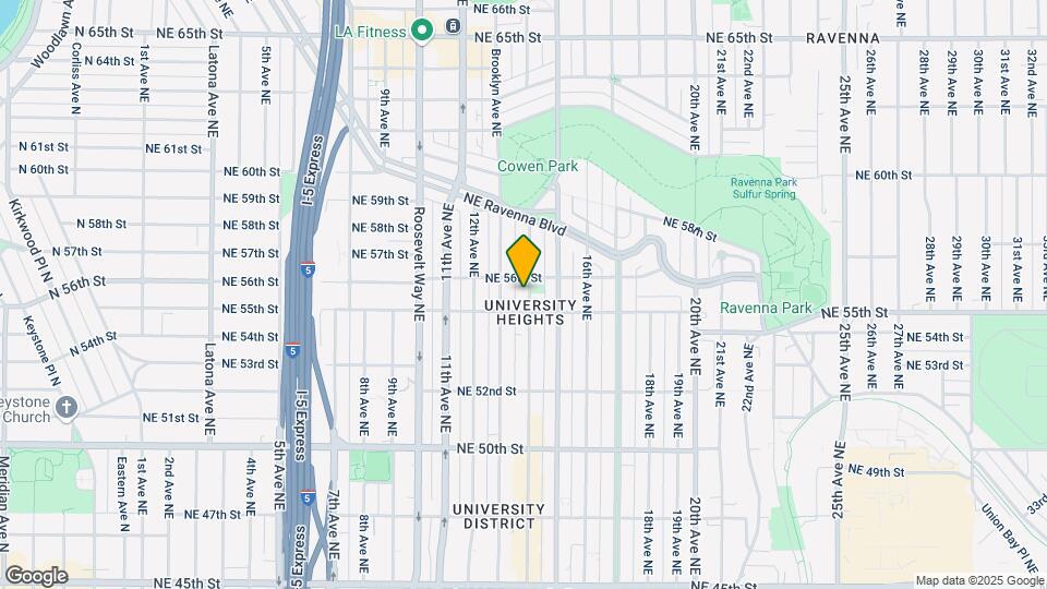 5511 University Wy NE Map and Location Details