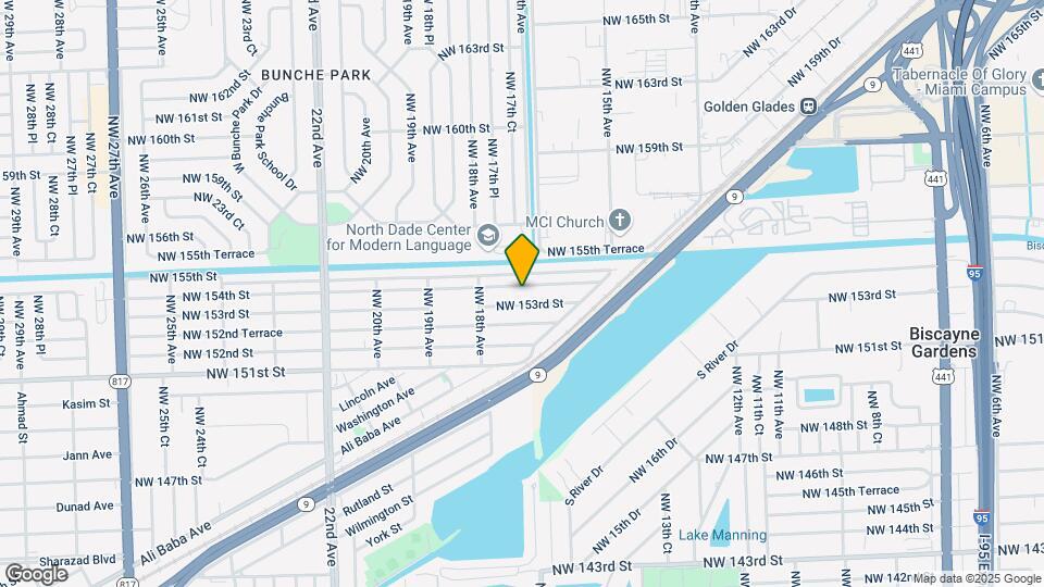 1710 NW 154th St Mapa y Detalles de la Ubicación