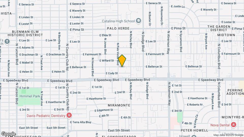 3524 E Bellevue St Map and Location Details