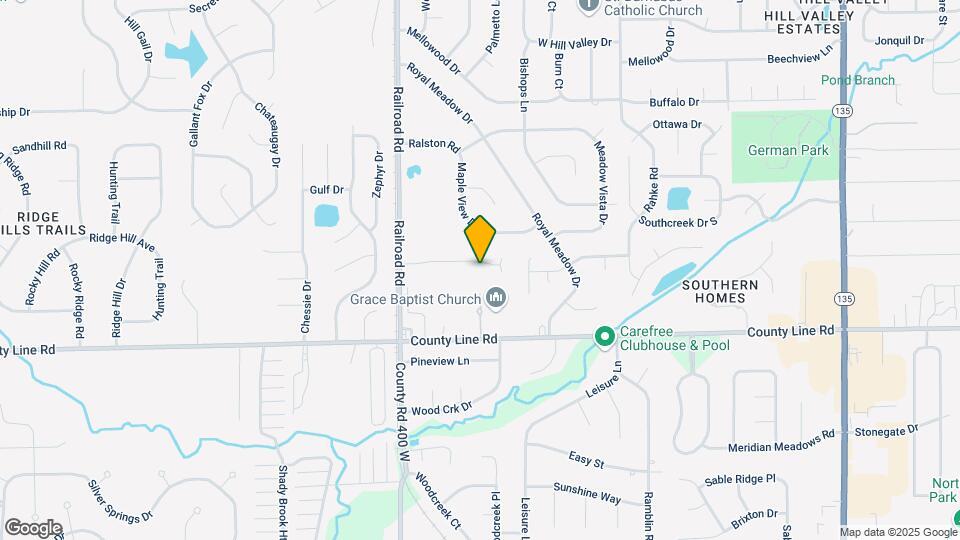 825 Country Ln Map and Location Details