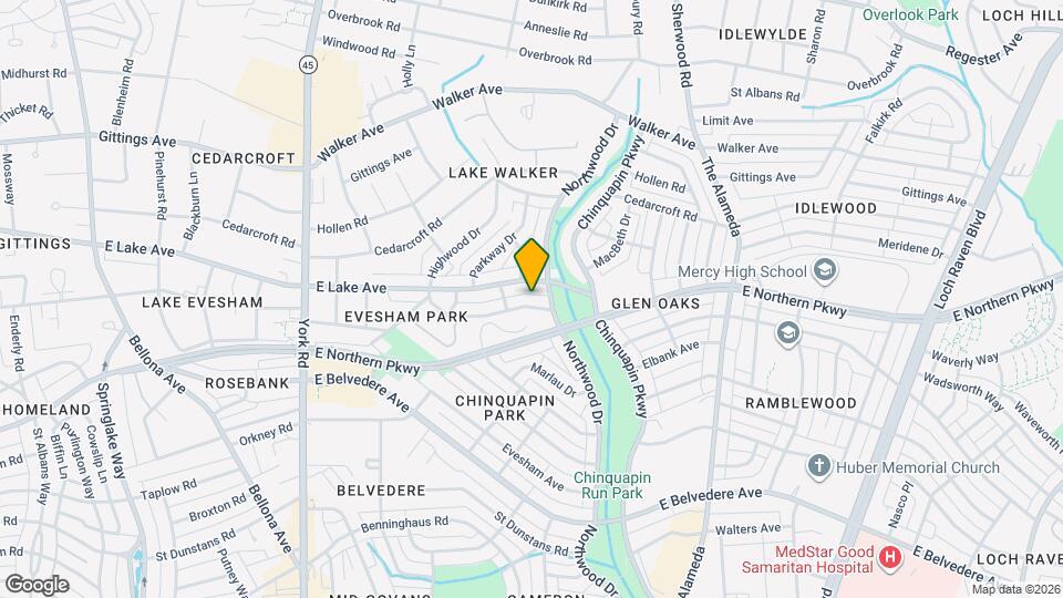 1014 Dartmouth Rd Map and Location Details