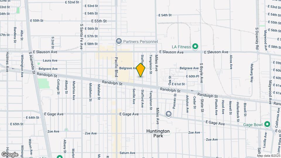 6043 Stafford Ave Map and Location Details
