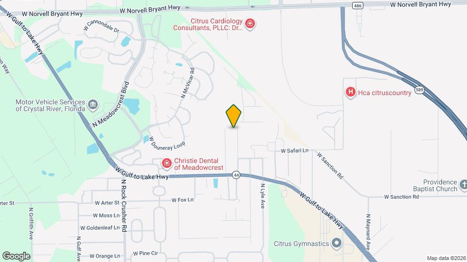 1366 N Merlin Terrace Map and Location Details