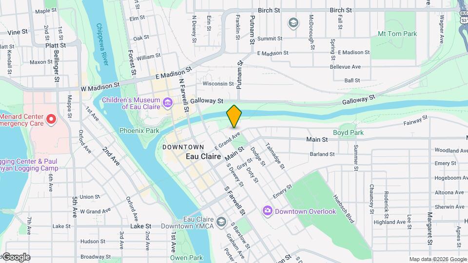 616 E Grand Ave, Unit Down Map and Location Details