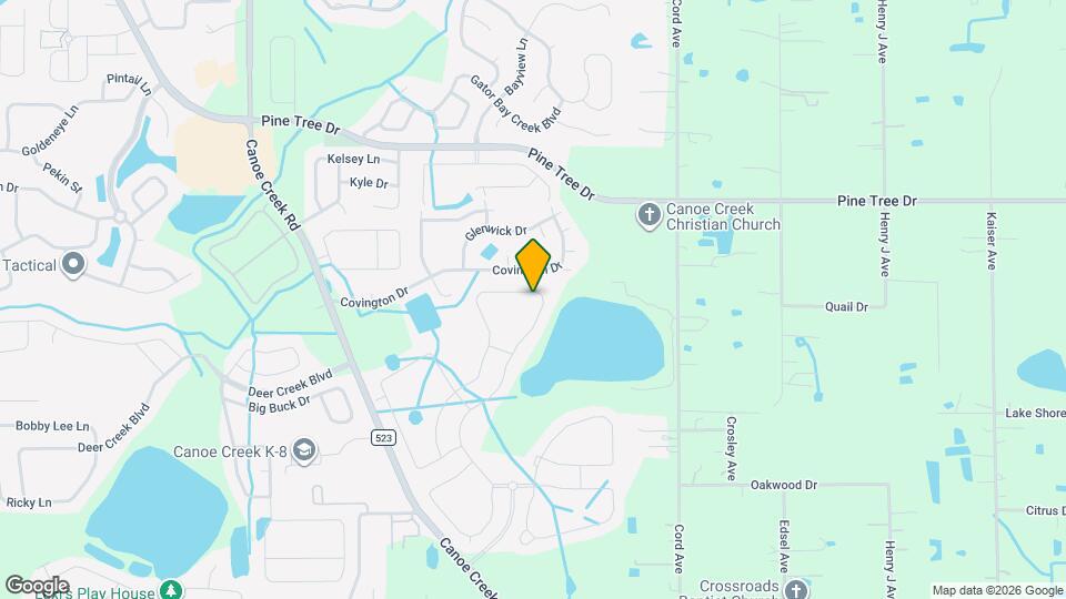 3604 Vega Creek Dr Mapa y Detalles de la Ubicación