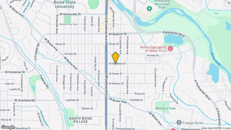 817 W Highland St Map and Location Details