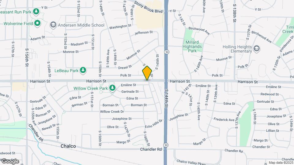 14502 Emiline St Map and Location Details