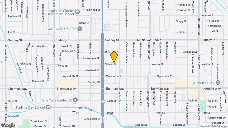 21825 Valerio St Map and Location Details