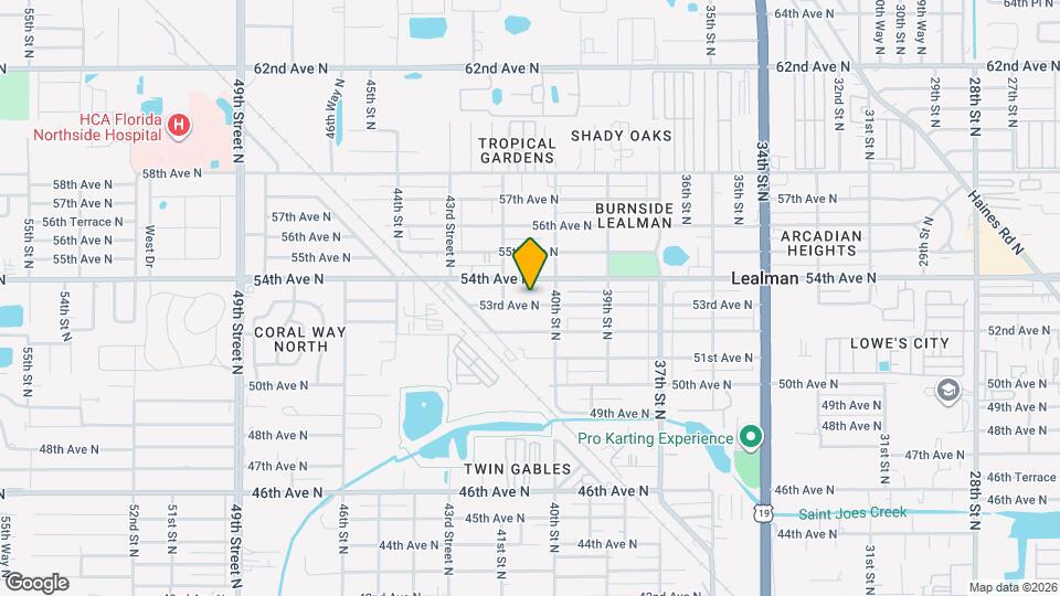 4041 53rd Ave N Map and Location Details