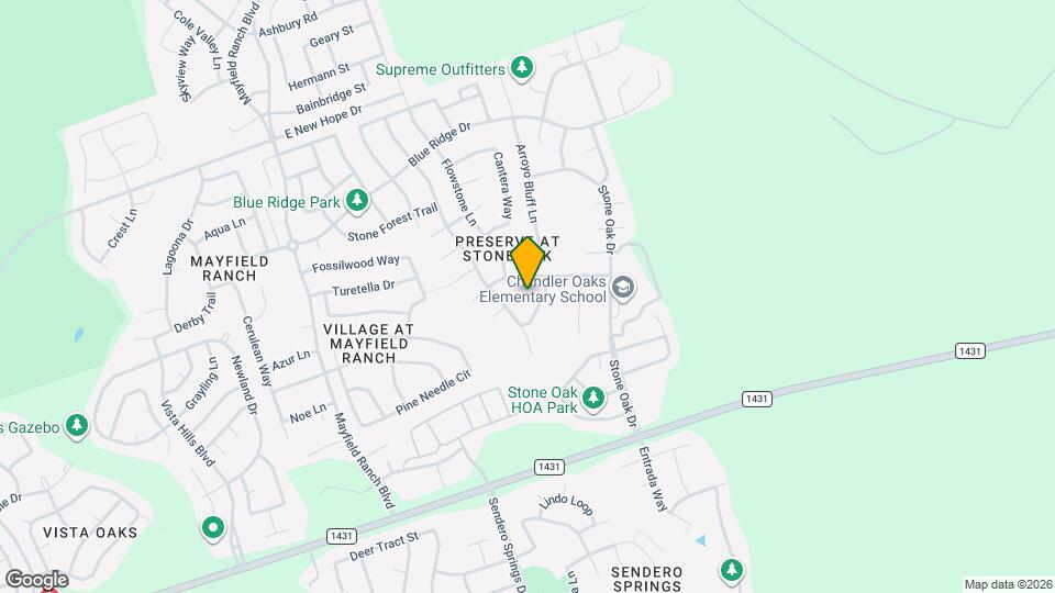 507 Calcite Cove Map and Location Details