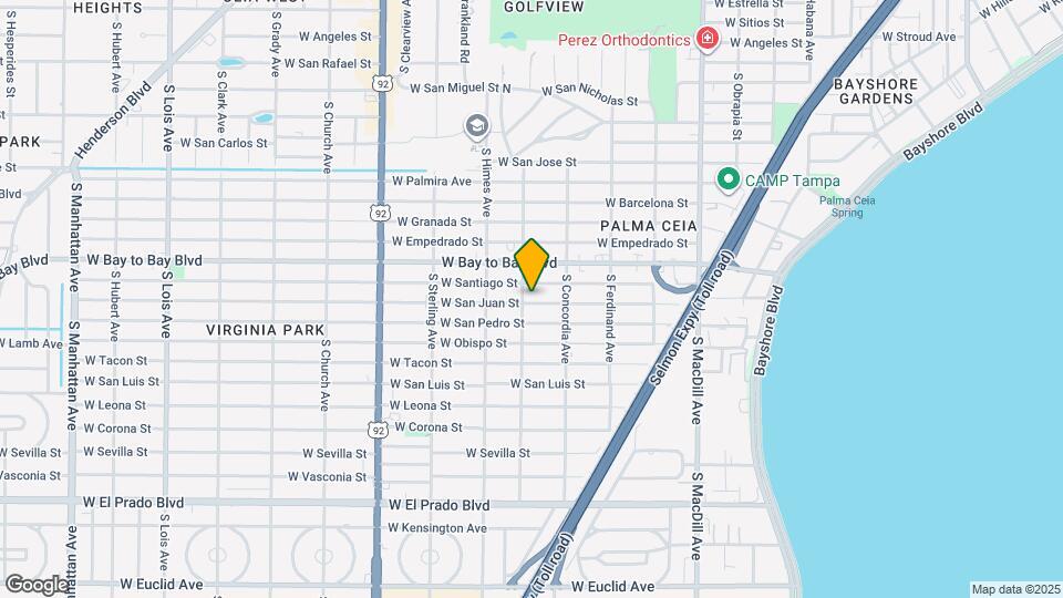 3417 W San Juan St Map and Location Details