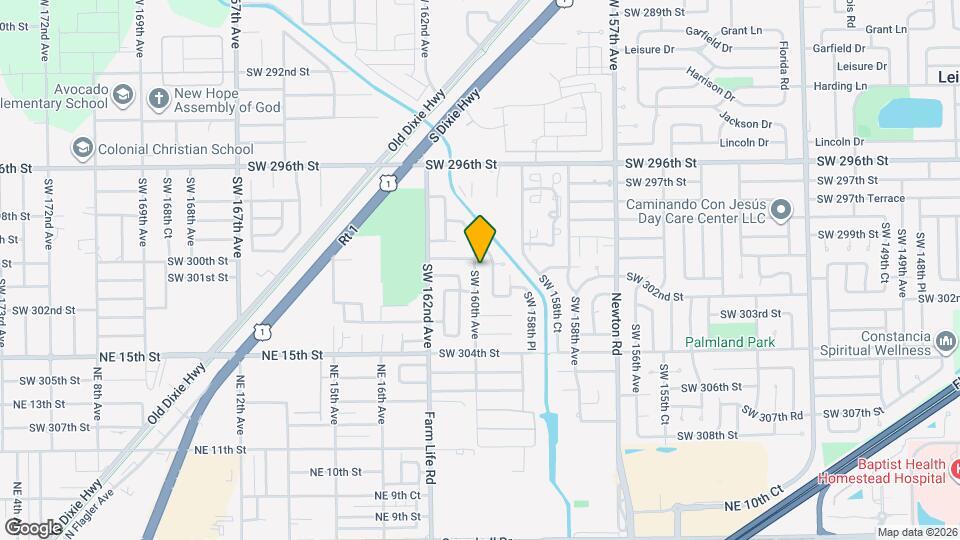 30021 SW 160th Ave Map and Location Details