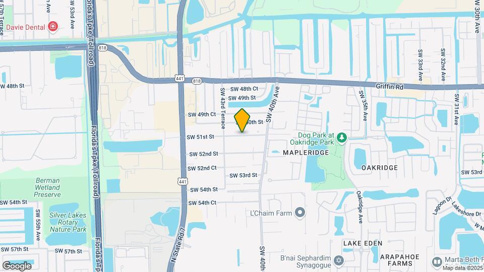 4174 SW 51st St Map and Location Details