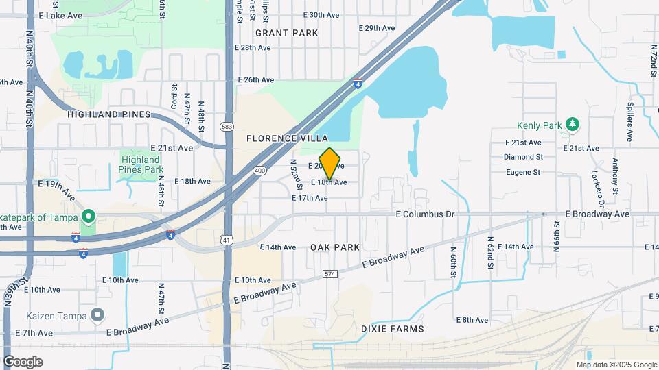 5301 E 18th Ave, Unit Apt A Map and Location Details