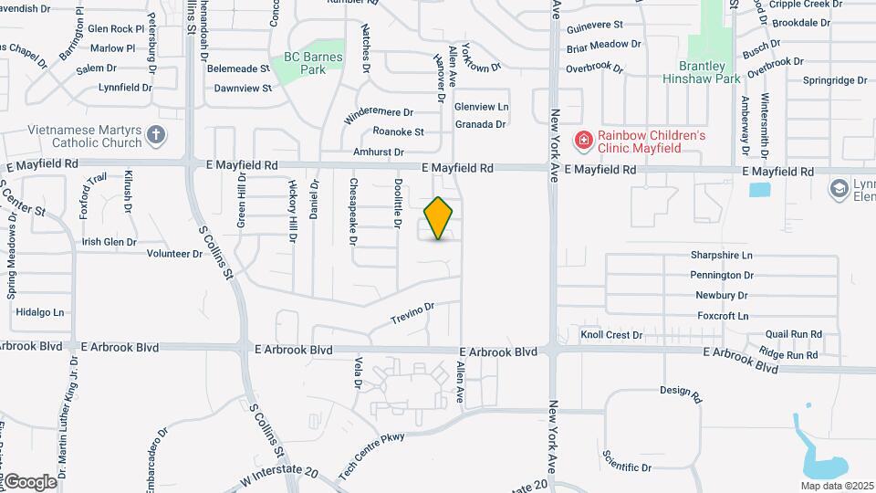 1520 Creek Bank Ln Map and Location Details